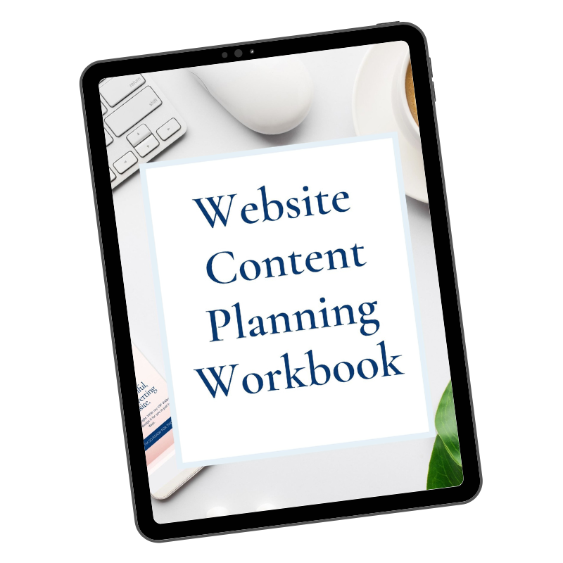 Website Content Planning Workbook 800 x 800 px