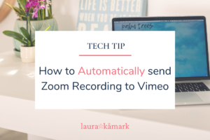How to automatically send Zoom recordings to Vimeo.